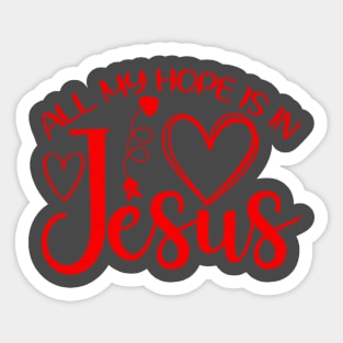 Jesus God Christian T-Shirt Sticker